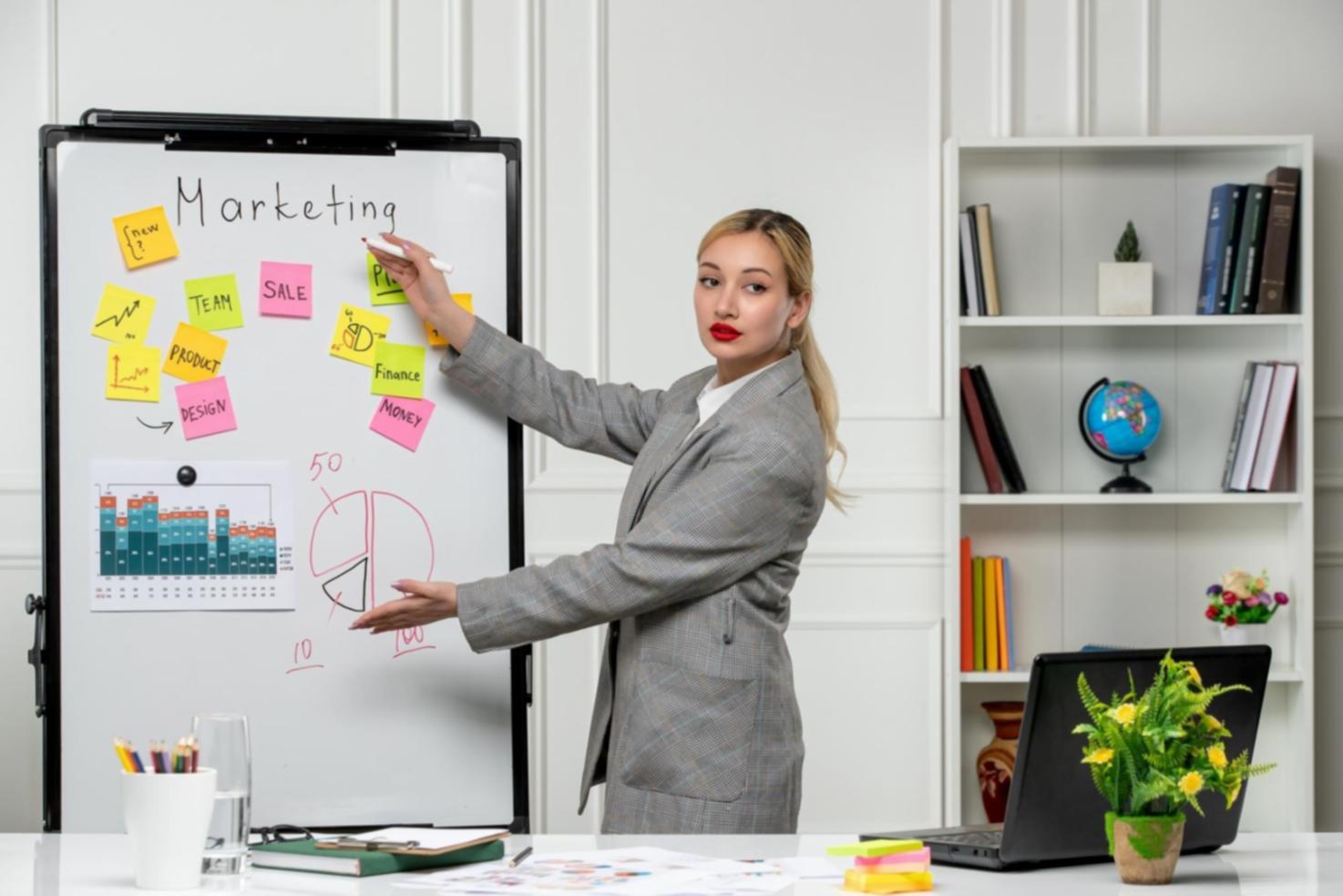 Team reviewing client analytics and performance metrics