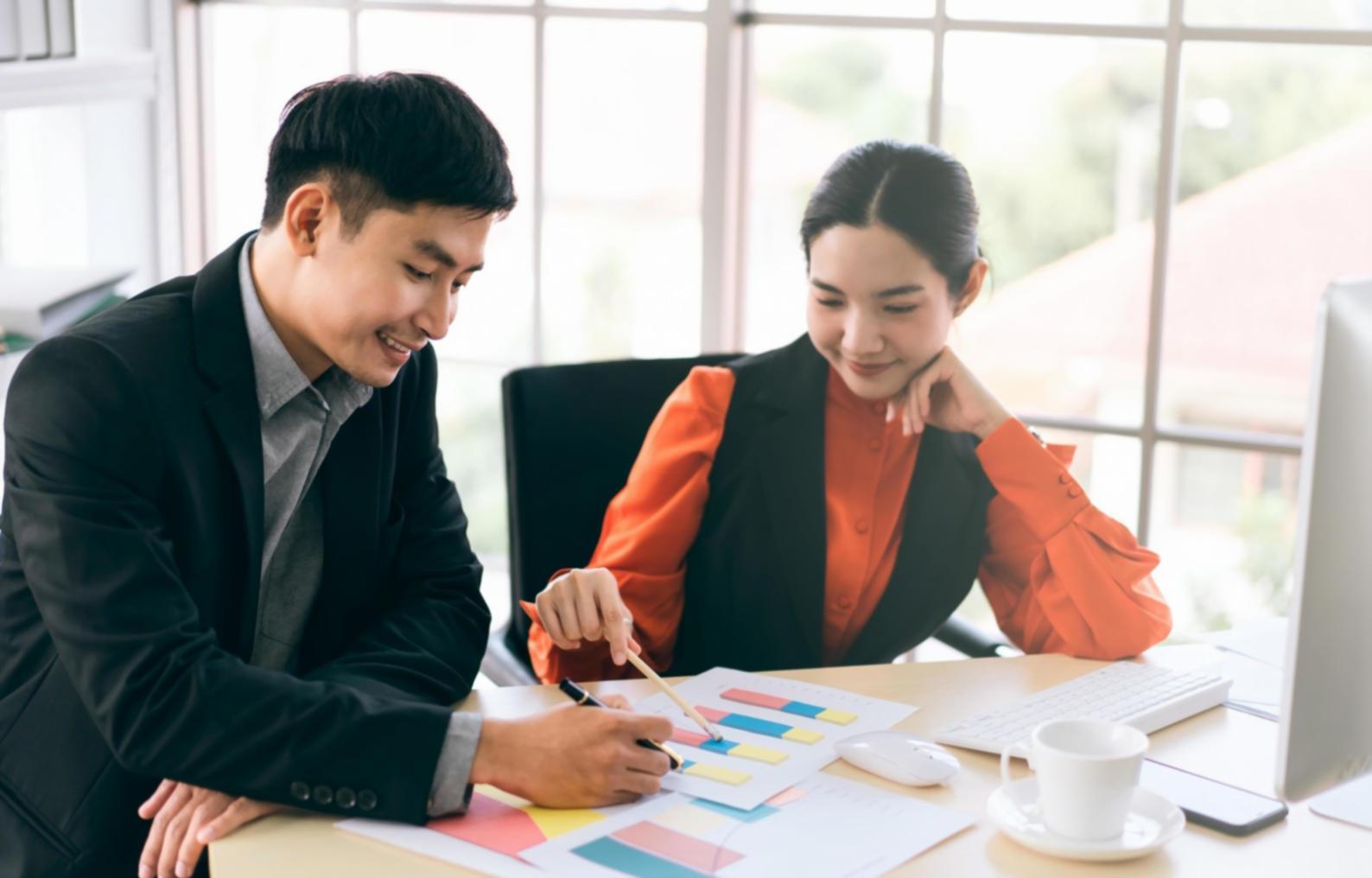 SEO analytics dashboard showing traffic growth trends